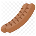 Hotdog Wurst Fleisch Symbol