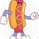 Hot Dog Wurst Fastfood Symbol