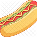 Hot Dog Wurst Fastfood Symbol