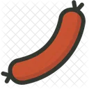 Hotdog Wurst Junkfood Symbol
