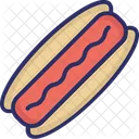 Hotdog Hotdog Sandwich Fastfood Symbol