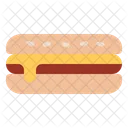 Hotdog Sausage Meat Icon