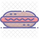 Hot Dog Wurst Sandwich Symbol