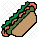 Dessert Food Hotdog Icon