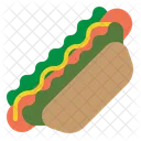 Nachtisch Essen Hotdog Symbol