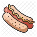 Ihotdog Hotdog Saussage Icon