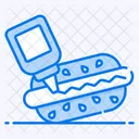 Hotdog Hotdog Sandwich Fastfood Symbol