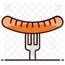 Hotdog Sausage Wurst Icon