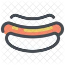 Hotdog Kuche Restaurant Symbol