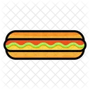 Hot Dog Long Icon