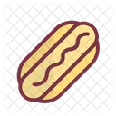 Hot Dog Sandwich Fastfood Symbol