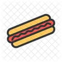 Hotdog Food Bread Icon