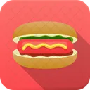 Hot Hund Burger Symbol