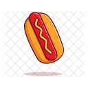 Hot Dog Wurst Brot Symbol