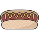 Hotdog Bread Sausage Icon