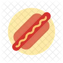 Hotdog Sausage Fastfood Icon