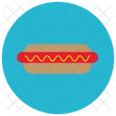 Scharf Hund Fastfood Symbol