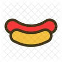 Hotdog Sausage Snack Icon