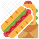 Sausage Bread Sandwich Icon
