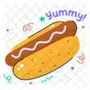 Hotdog Sandwich Burger Icon