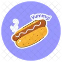 Hotdog Sandwich Burger Icon