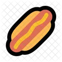Hotdog Fastfood Snack Icon