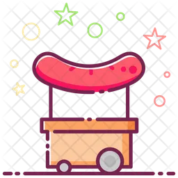 Hotdog Cart  Icon