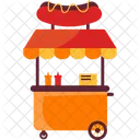 Hotdog Cart Food Icon