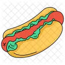 Hotdog Burger Fast Food Icon