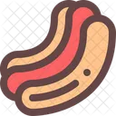 Hotdog Bread Sausage Icon
