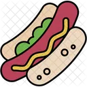 Hotdog Essen Fastfood Symbol