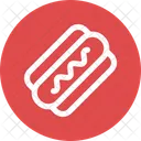 Hotdog Hotdog Sandwich Fast Food Icon