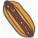 Hotdog Sausage Meat Icon