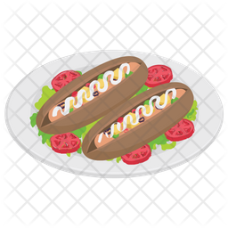 Hotdog Sandwich Icon