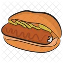 Hot Dog Sandwich Sausage Sandwich Burger Icône