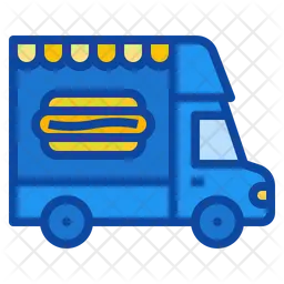 Hotdog-Wurst-Fastfood-Sandwich-Streetfood-Truck  Symbol