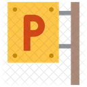 Hotel Room Parking Icon
