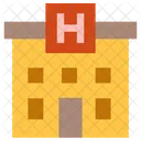 Hotel Room Building Icon