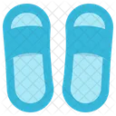 Hotel Room Slippers Icon