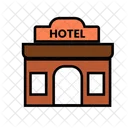 Hotel Building Travel Icon