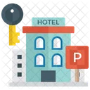 Accommodation Hotel Rest House Icon