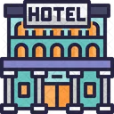 Hotel Five Star Hotel Restaurant Icon