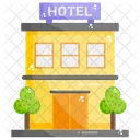 Hotel Building Infrastructure Icon