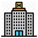 Hotel Building Travel Icon