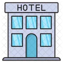 Hotel Building Resort Icon
