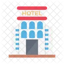 Hotel Restaurant Building Icon