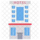Hotel Restaurant Building Icon