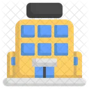Hotel Architecture And City Accomodation Icon
