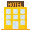 Hotel Building Travel Icon