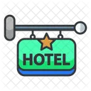 Hotel Signboard Icon